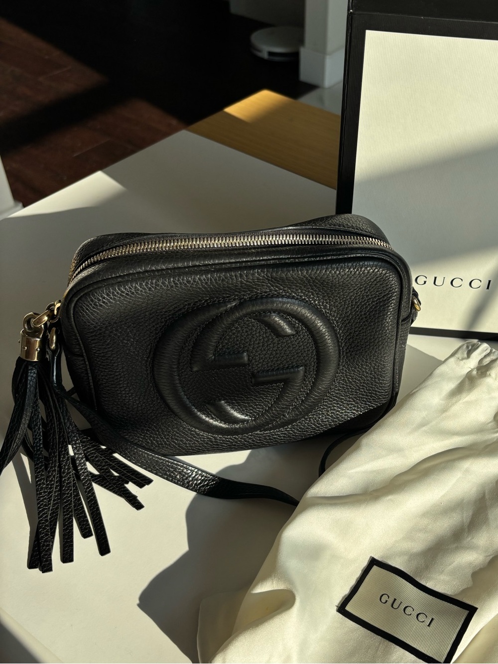 Gucci Soho Disco Crossbody - Black